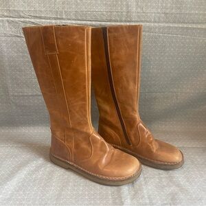 Pe’Pe’ Haley Boots in Smooth Tan Leather 37